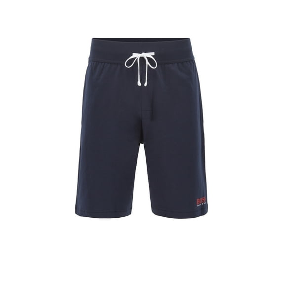 Boss Men's Loungewear shorts in cotton with contrast tape and logo