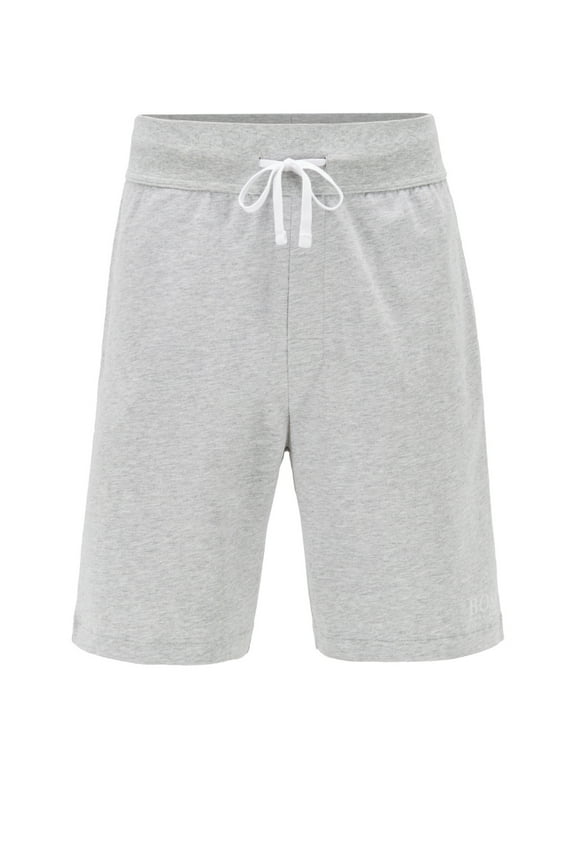 Boss Men's Loungewear shorts in cotton with contrast tape and logo