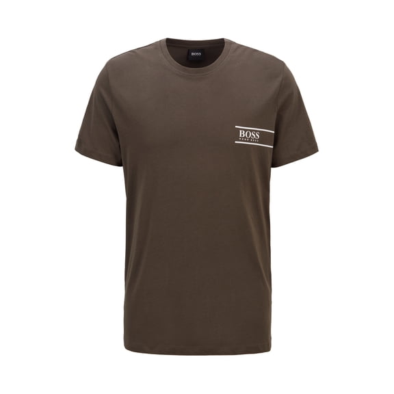 Boss Men's Relaxed-fit cotton underwear T-shirt with chest logo