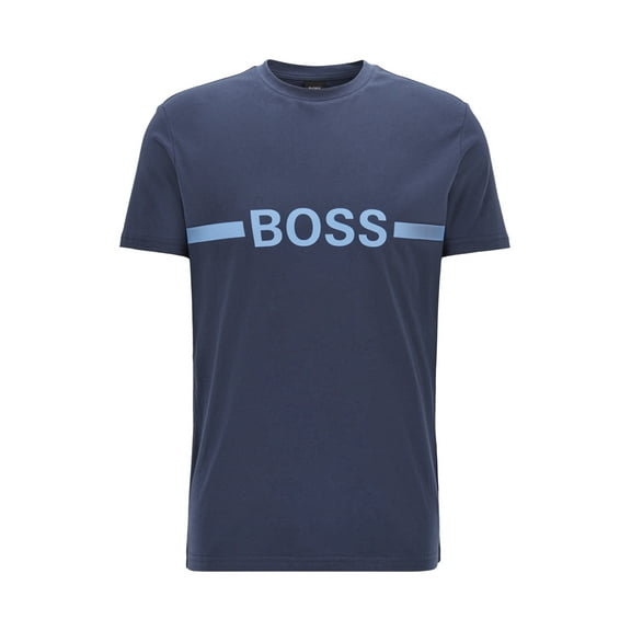 Boss Men's Slim-fit T-shirt in cotton with sun protection