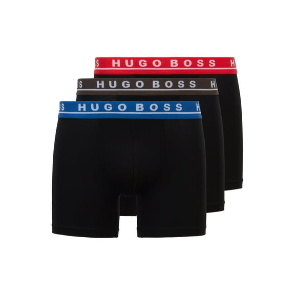 Boss Men's Three-pack of stretch-cotton boxer briefs