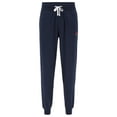 thumbnail image 1 of Boss Men's Tracksuit bottoms in cotton with contrast tape and logo, 1 of 2