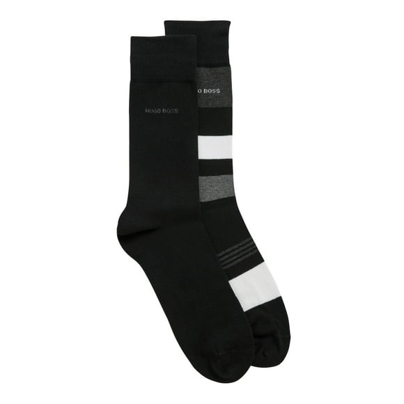 Boss Men's Two-pack of socks in super-soft yarn