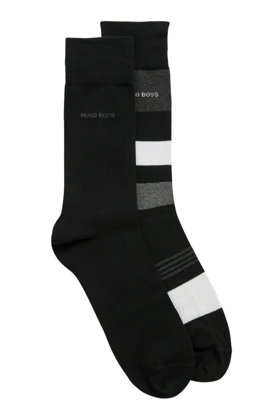 Boss Men's Two-pack of socks in super-soft yarn