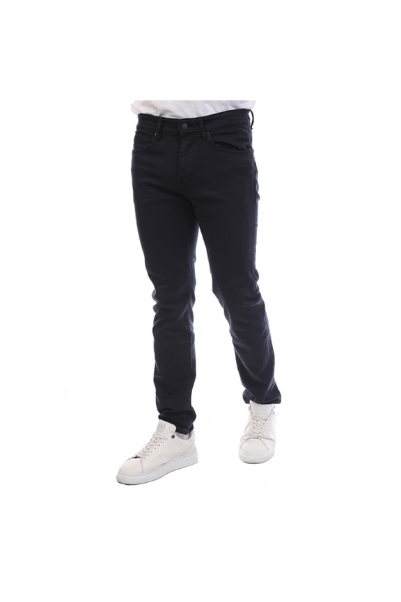 Mens Delaware 3 in 1 Leather Patch Slim Jeans