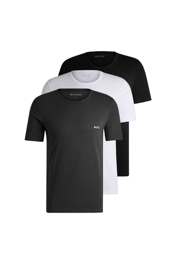 Mens Embroidered Logo T-Shirt (Pack of 3)