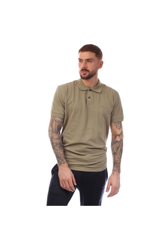 Mens Logo Cotton Polo Shirt