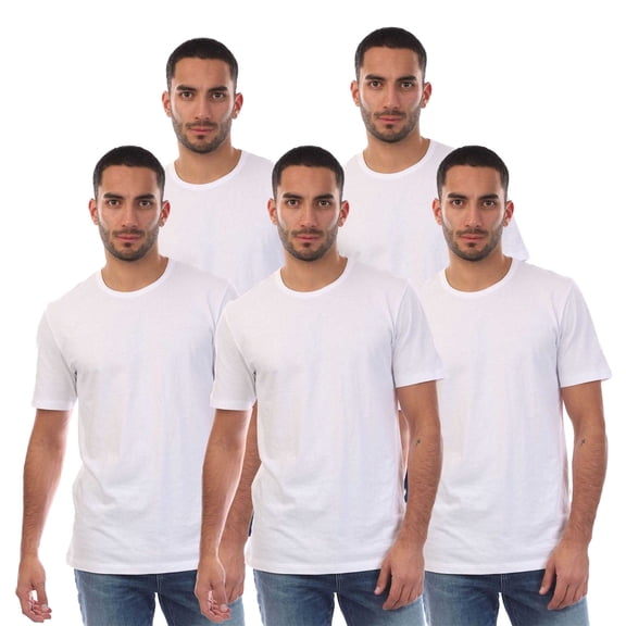 Boss Mens Plain T-Shirt (Pack of 5)