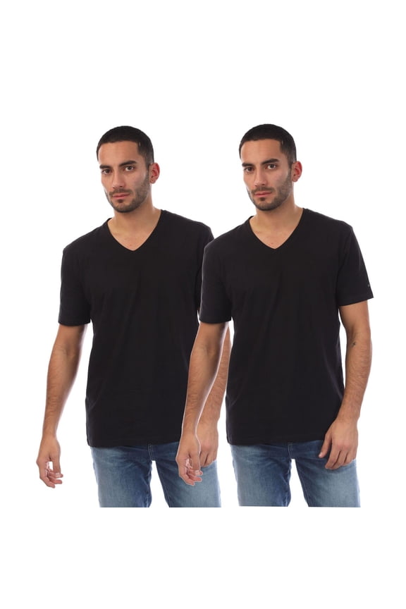 Mens V Neck T-Shirt (Pack of 2)