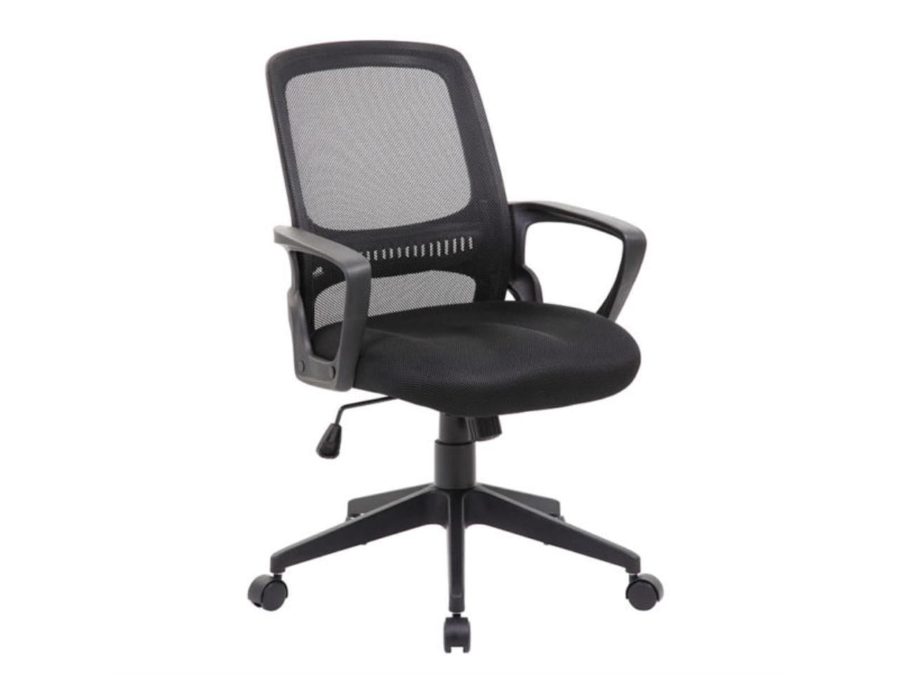 Boss High-Back Adjustable Black Mesh Office Task Chair