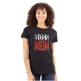 thumbnail image 1 of Boss Mom Funny Mothers Day Momma Womens Slim Fit Graphic Tee Brisco Brands M, 1 of 5