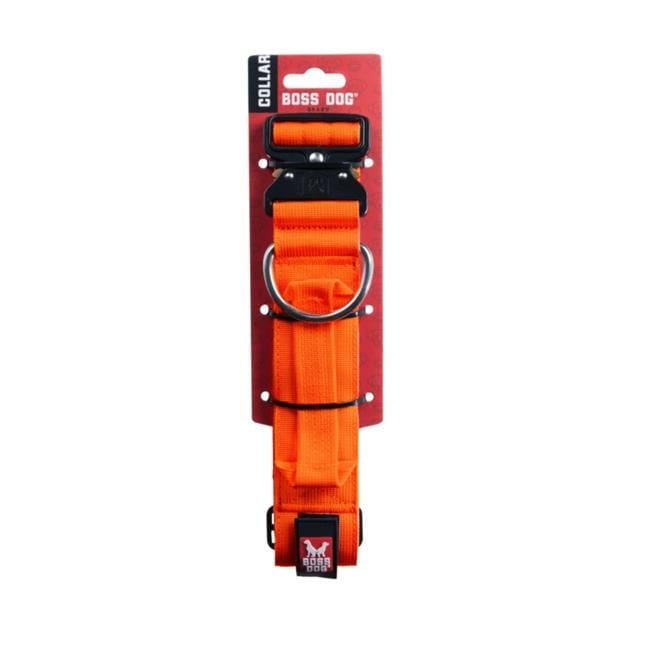 Boss Dog Tactical Collar, Hunter Orange, Large