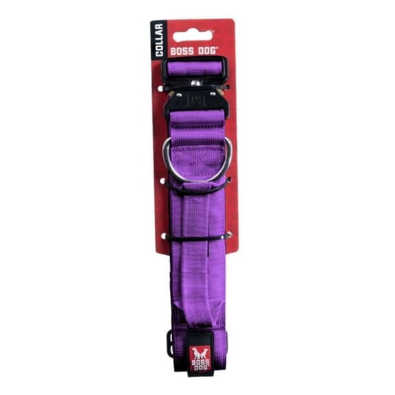 Boss Dog Tactical Collar, Purple, X-Large