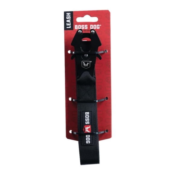 Boss Dog Tactical Leash, Black, 4 FT