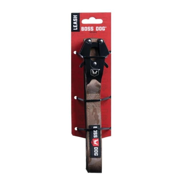 Boss Nation 850010391441 4 ft. Dog Tactical Dog Leash, Tan Camo