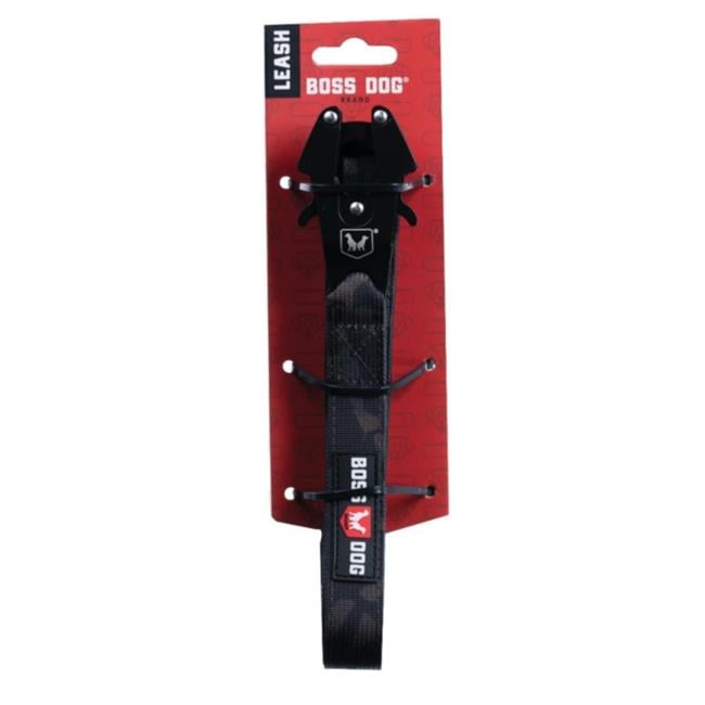 Boss Nation 850010391519 6 ft. Dog Tactical Dog Leash, Black Camo