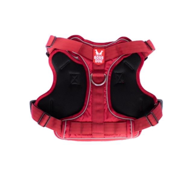 Boss Dog ProSeries Dog Harness No Pull Padded Reflective Durable Red, XL