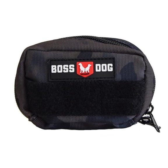 Boss Dog Tactical Molle Bag, Black Camo, Small