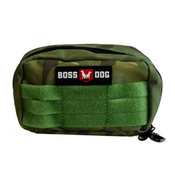 Boss Nation 850036272168 Dog Tactical Molle Harness Bag, Green Camo - Large