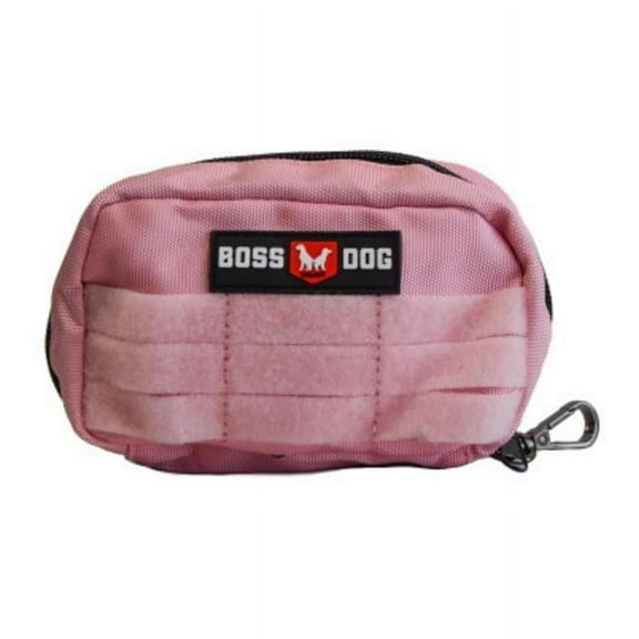 Boss Nation 850036272076 Dog Tactical Molle Harness Bag, Pink - Small