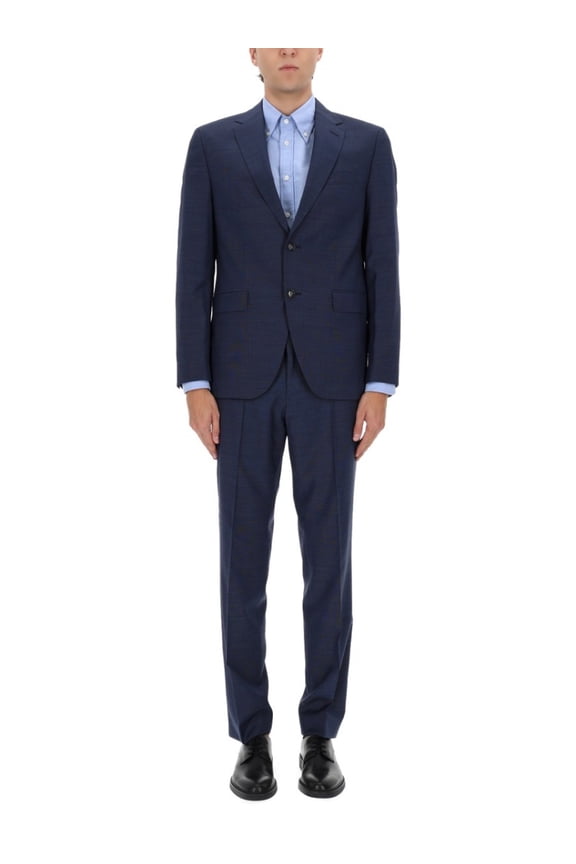 Navy Blue Jeckson Virgin Wool Suit (Men's)