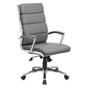 Boss Office Products CaressoftPlus Executive Chair in Gray