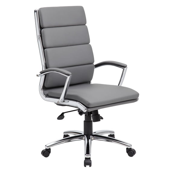 Boss Office Products CaressoftPlus Executive Chair in Gray