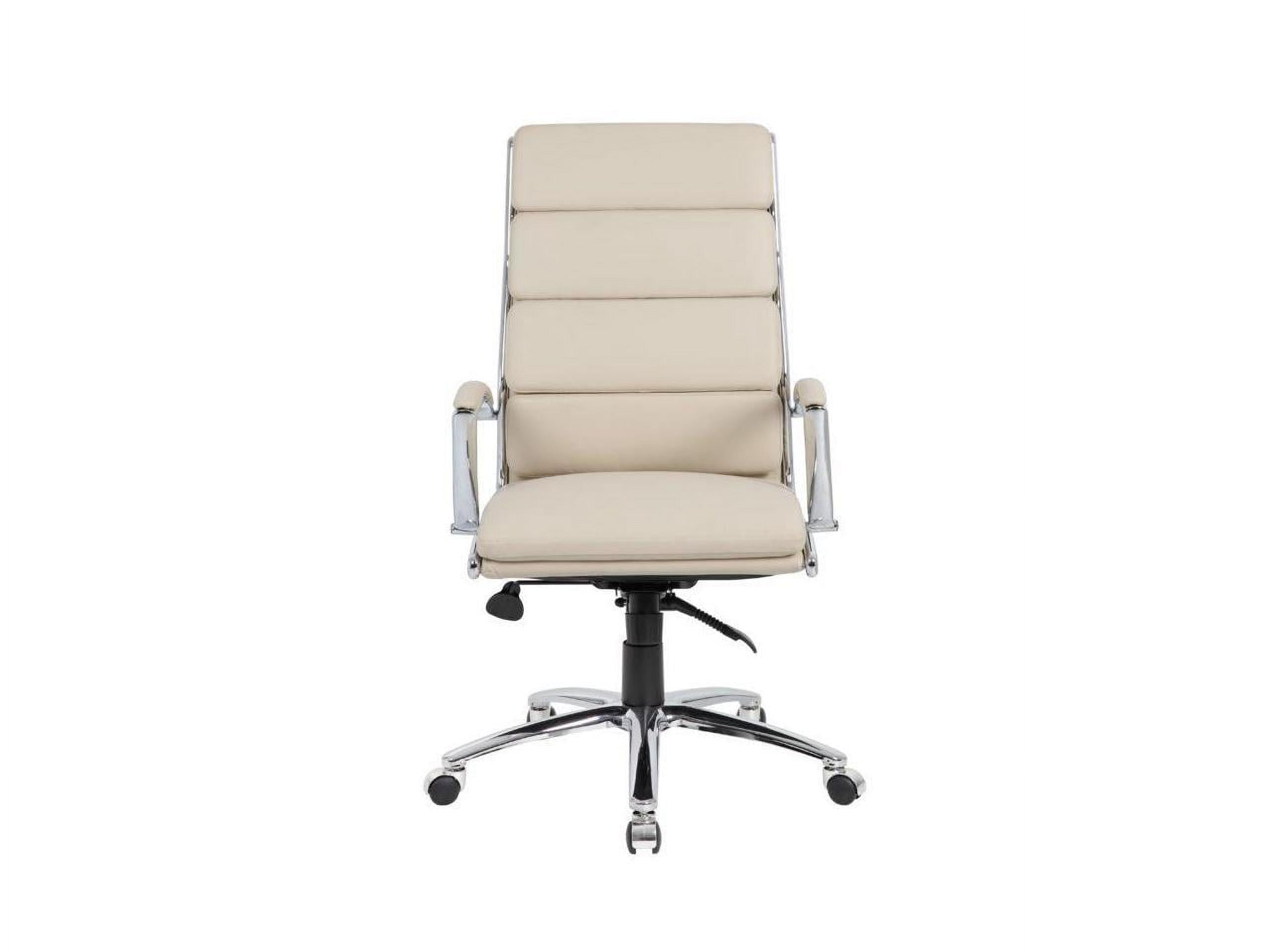 Elegant Beige CaressoftPlus High-Back Executive Swivel Chair