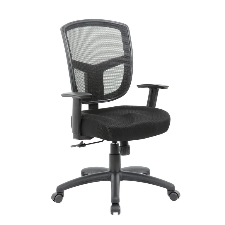Boss Mesh Task Chair In Black Finish B6022 Walmart