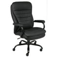 thumbnail image 1 of Boss Office Products Big and Tall Double Plush Caressoftplus Vinyl Office Chair, Black, 1 of 12