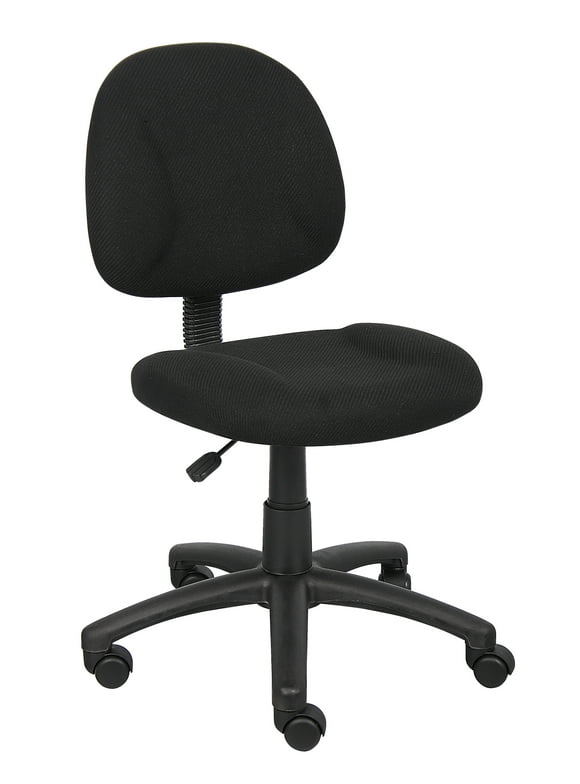 Boss Office & Home B315-BK Beyond Basics Adjustable Office Task Chair without Arms, Black