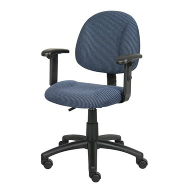 Boss Office Products Beyond Basics Adjustable Office Task Chair with Adjustable Arms, Multiple Colors