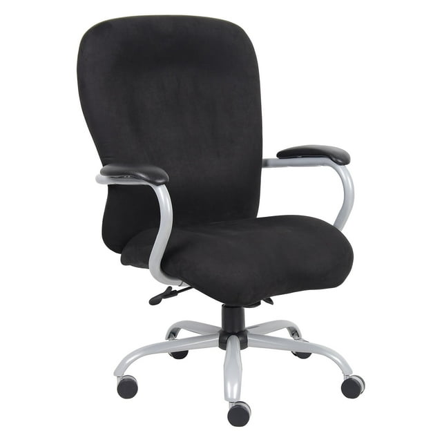 Boss Office & Home Big Man's Microfiber 350-lb. Capacity Office Chair, Black