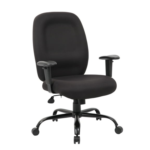 Boss Office Products Big and Tall Heavy Duty Task Chair, Black