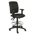 thumbnail image 1 of Boss Office Products Black Multi-Function Drafting STool with Adjustable Arms, 1 of 3