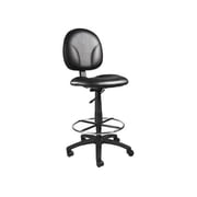 Boss Office Products Transitional Deluxe Drafting Stool, Black