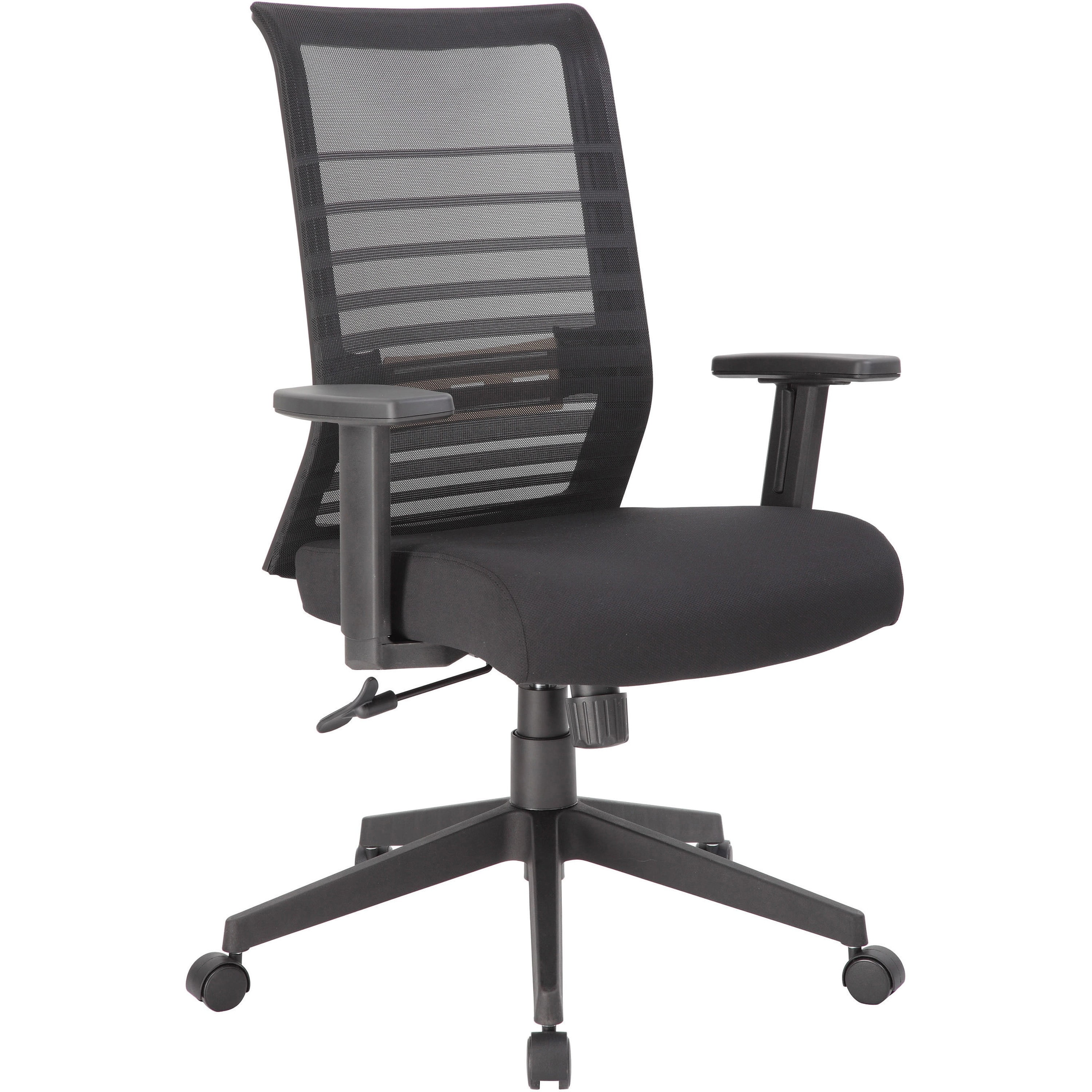 Synchro-Tilt Mesh Task Chair with Adjustable Arms - Black