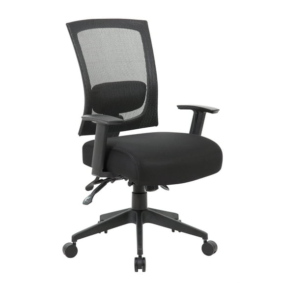Boss Office Products Mesh Back 3 paddle Task Chair in Black