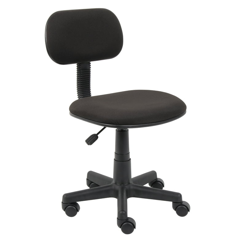 Boss Office Products Adjustable Steno Task Office Chair in Black