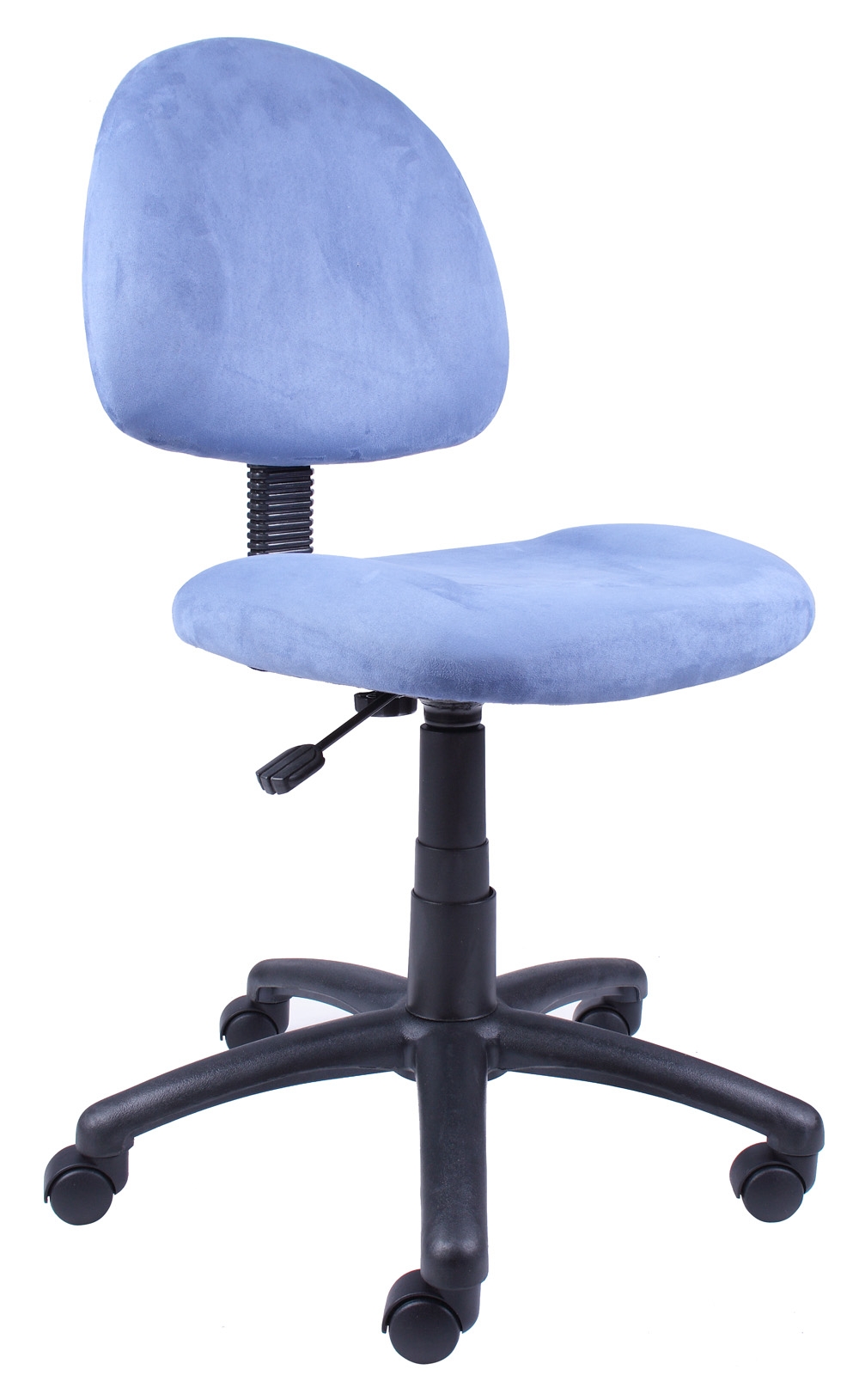 Boss Office Products B325-BE Perfect Posture Deluxe Modern Home Office Chair without Arms, Blue - image 1 of 6