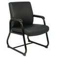 thumbnail image 1 of Boss Office Products Big and Tall B709 Executive Guest Reception Waiting Room Chair, Black, 1 of 7