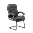 thumbnail image 1 of Boss Office Products Black Executive Pillow Top Guest Reception Waiting Room Chair, 1 of 3