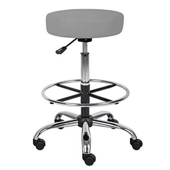Boss Office Products Boss Office ProductsAntimicrobial Vinyl Medical/Drafting Stool, Grey