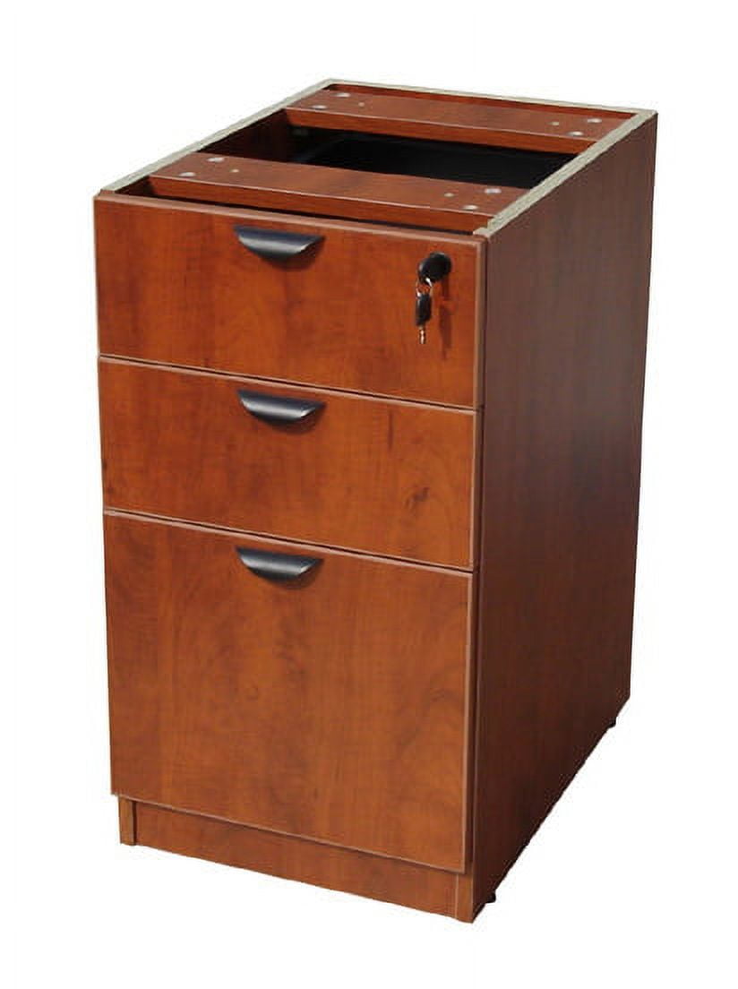Boss Office Products Cherry Deluxe Full Pedestal File - Walmart.com