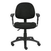 Boss Office Products DX Posture Office Chair with Adjustable Arms in Black