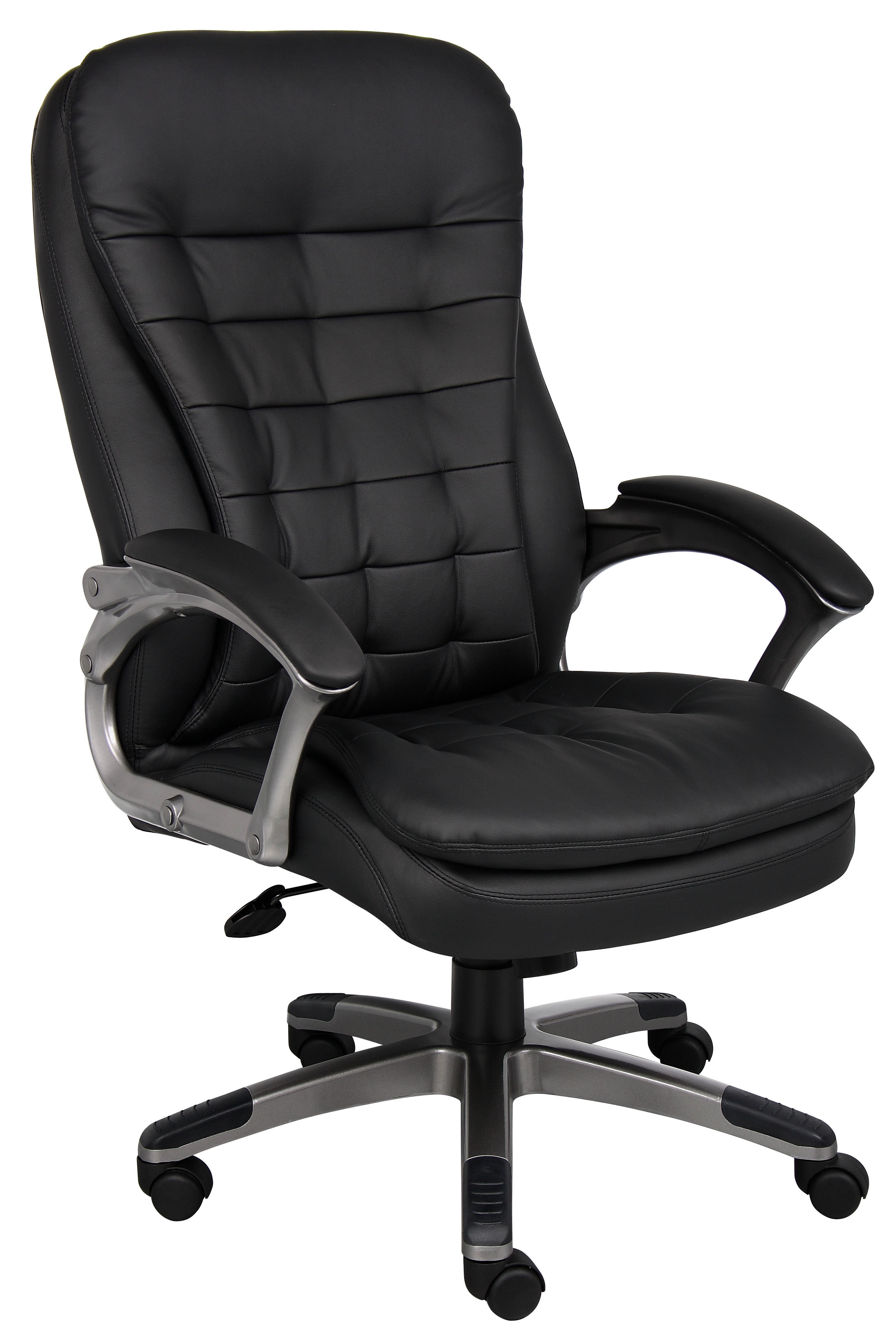 Boss Office Products Executive High Back Pillow Top Office Chair in Black - image 1 of 9