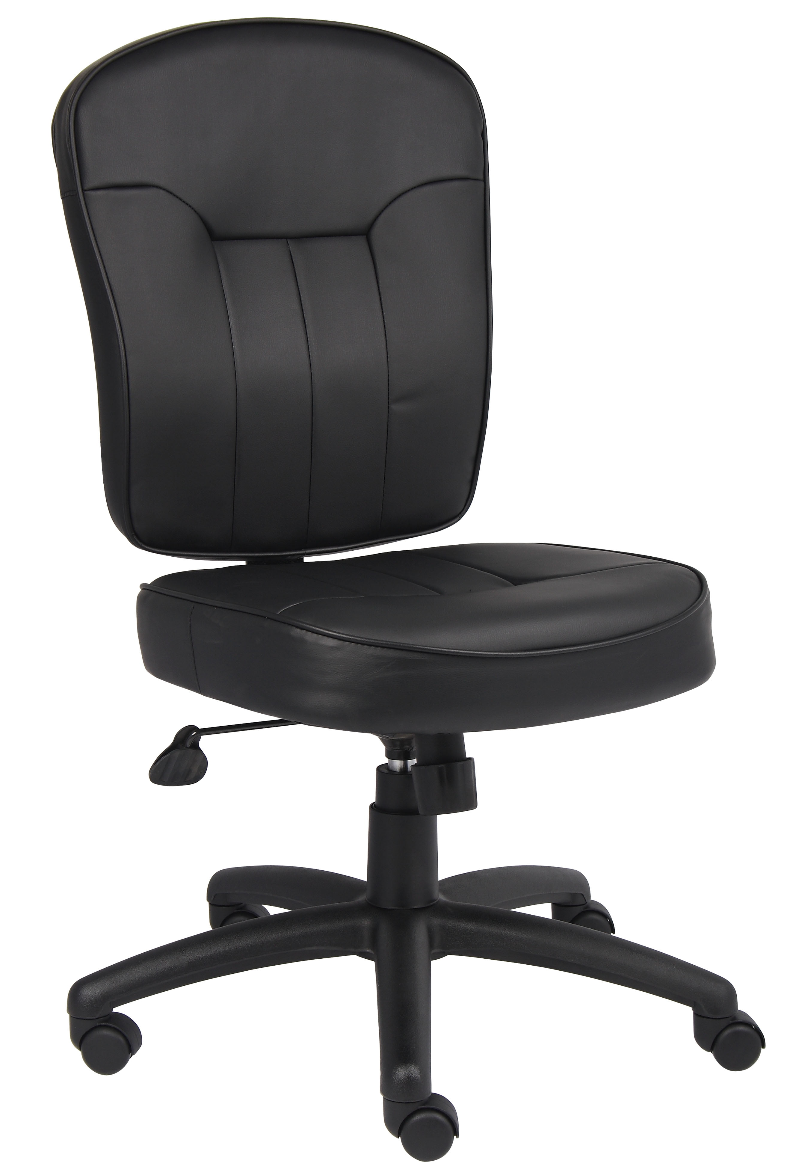 Black Ergonomic High Back Leather Office Chair