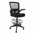 thumbnail image 1 of Boss Office Products Mesh Mid Back Flip Arm Desk Chair with Casters, Black, 1 of 10