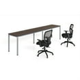 thumbnail image 1 of Boss Office Products Simple System 60" x 24" Side by Side Double Desks, Driftwood, 1 of 6