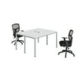thumbnail image 1 of Boss Office Products Simple System Double Desk, 29-1/2"H x 60"W x 48"D, White, 1 of 3